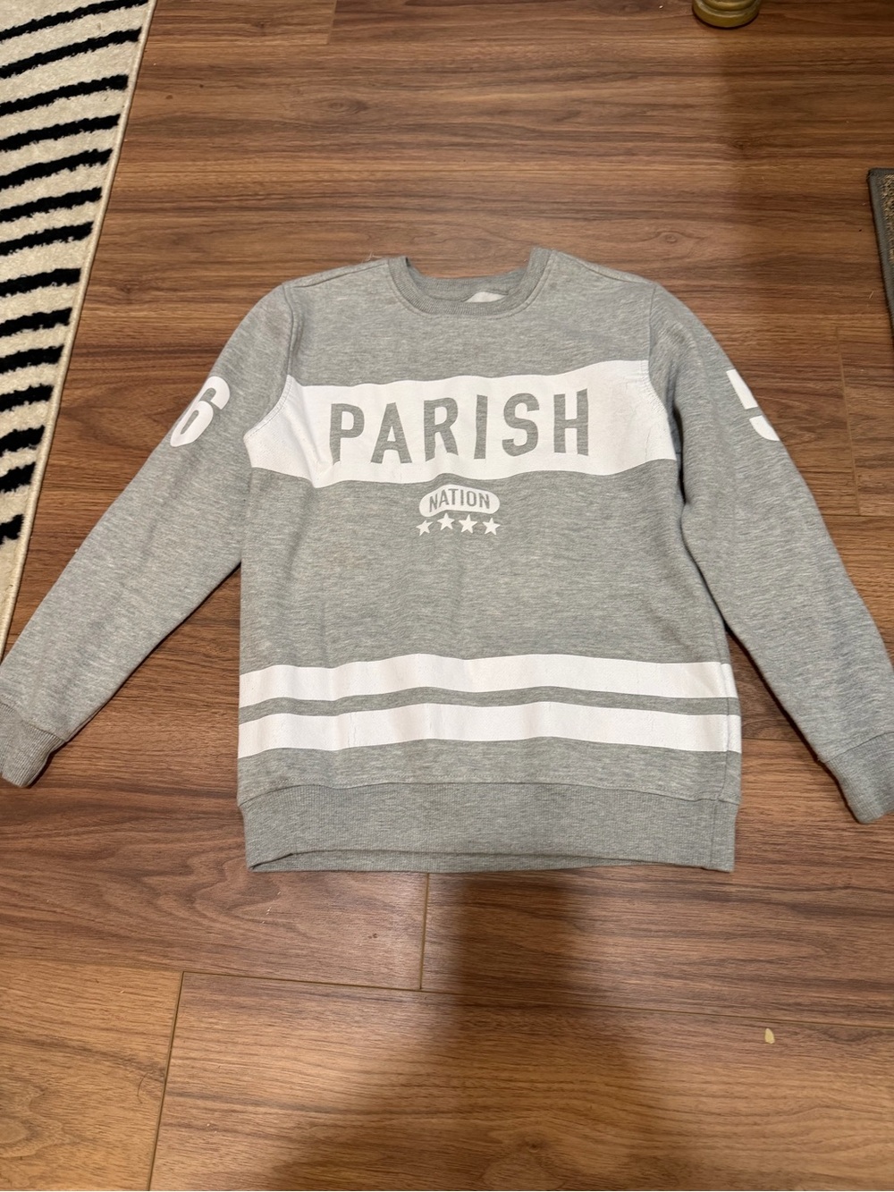 Parish Nation Women's Grey Logo Crew Sweatshirt